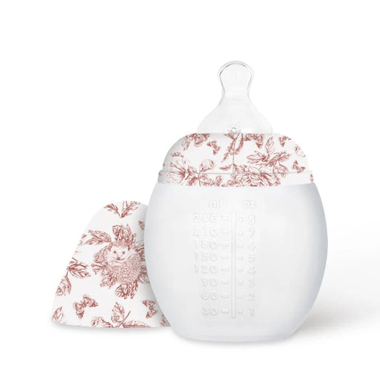Biberon 240 ml | Tartine et Chocolat "Toile de Jouy" Terracotta