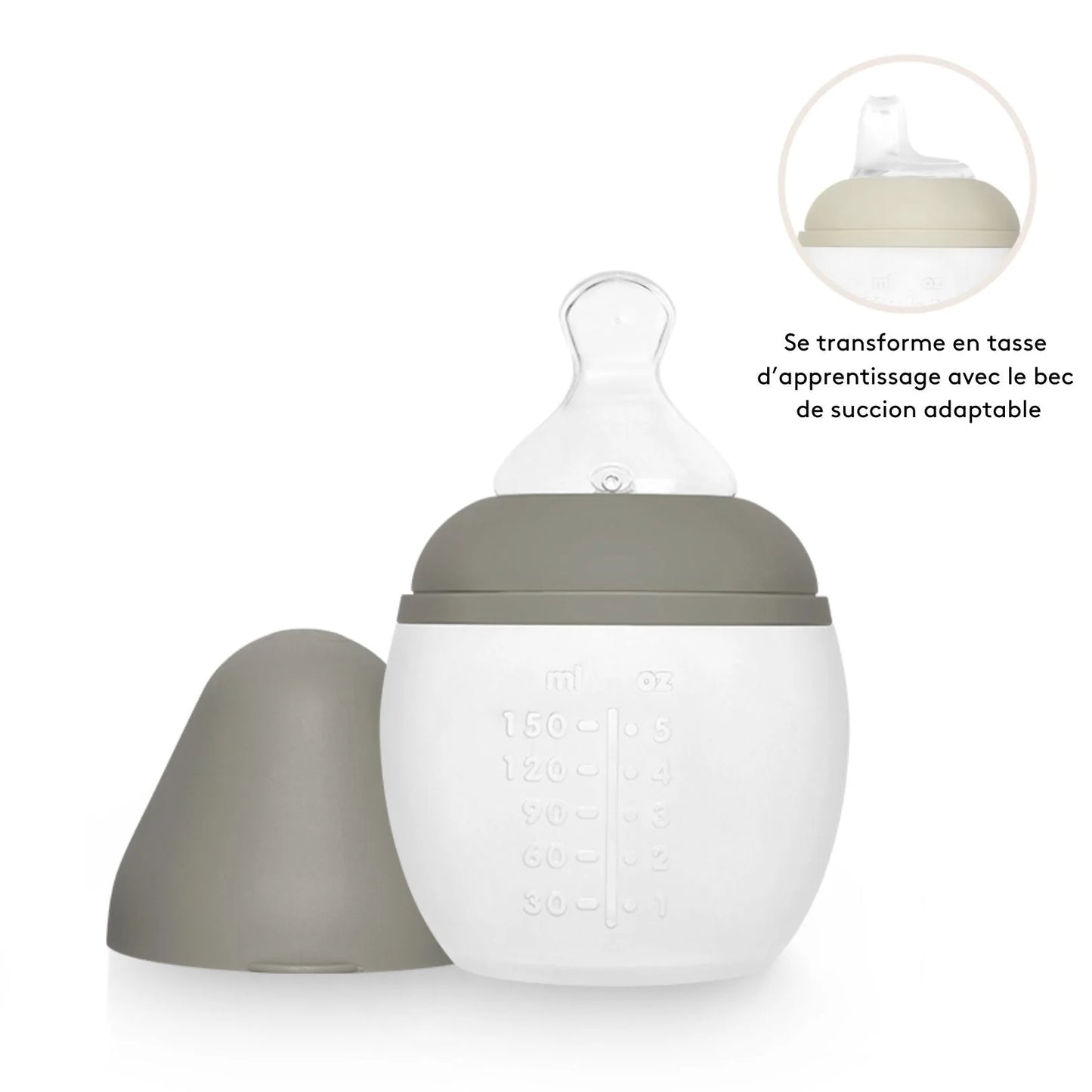 Biberon anti-colique 150 ml | Kaki 0m+
