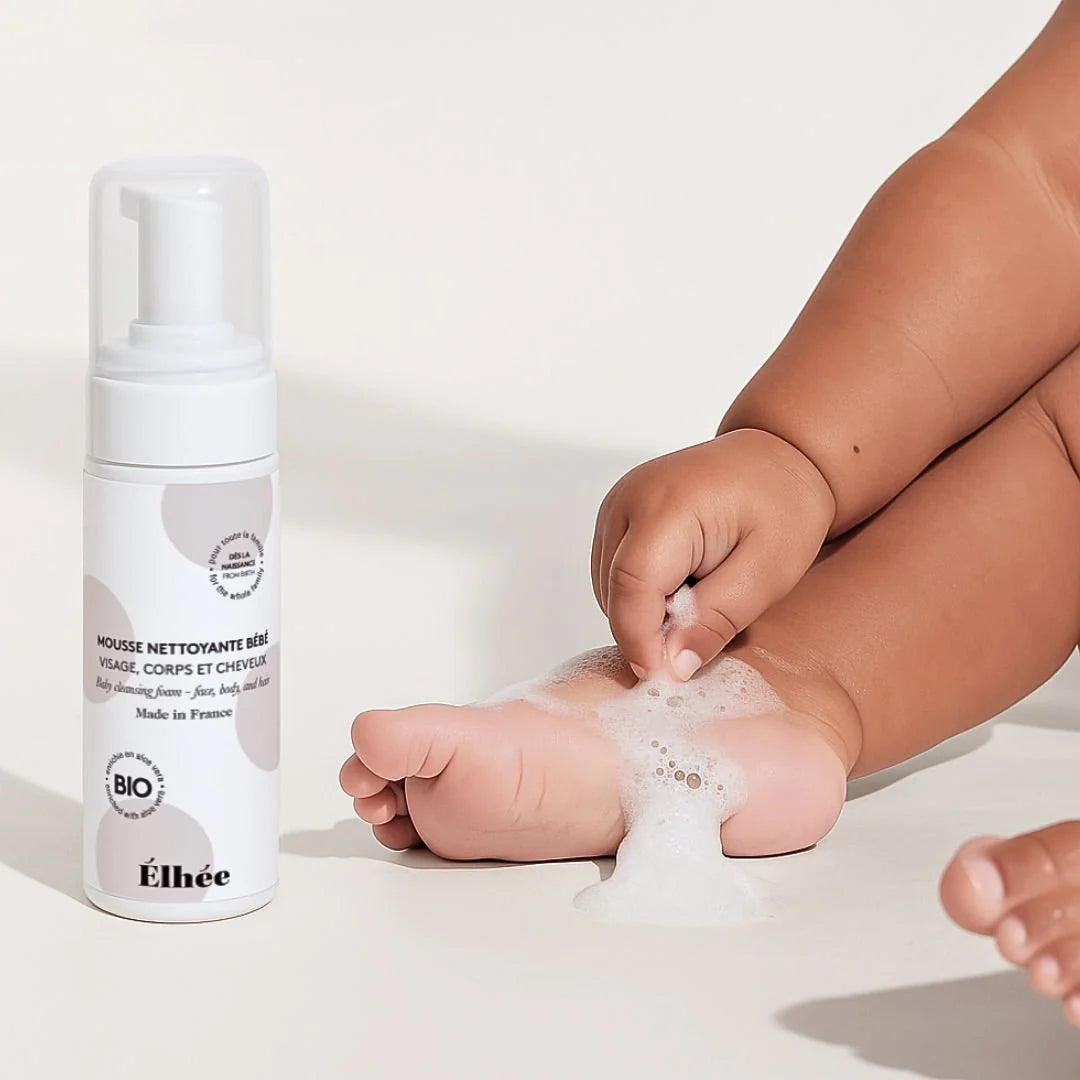 Mousse Nettoyante Bébé Bio 3-en-1