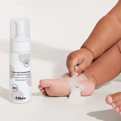 Mousse Nettoyante Bébé Bio 3-en-1