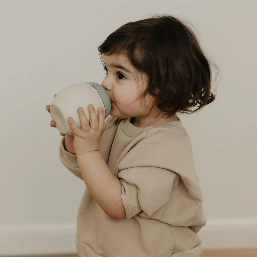 Tasse d’apprentissage Anti-Fuite | Sand/Sage
