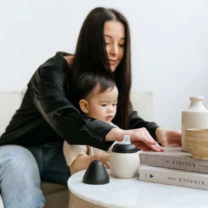Tasse d'apprentissage Anti-Fuite | Sand/Black