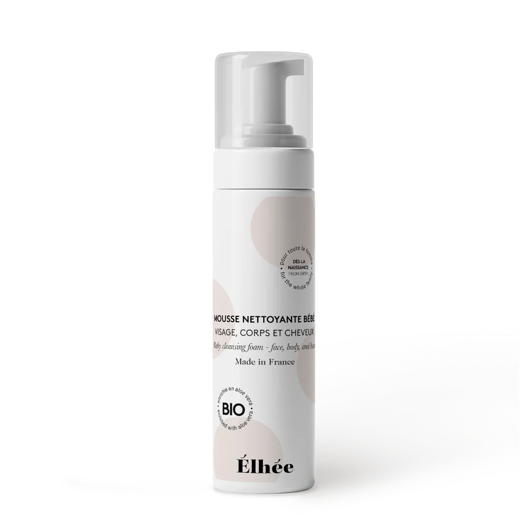 Mousse Nettoyante Bébé Bio 3-en-1