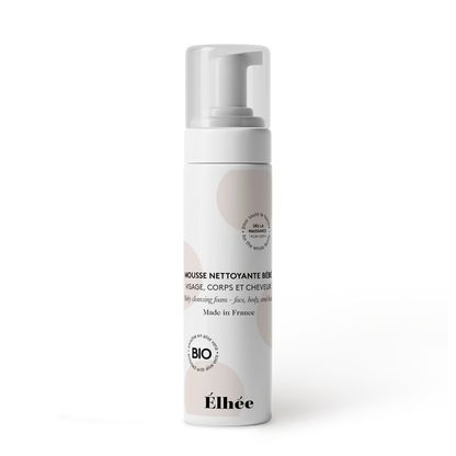 Mousse Nettoyante Bébé Bio 3-en-1